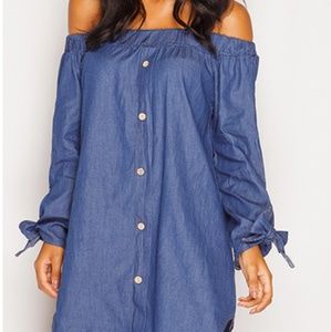 Denim dress NWOT